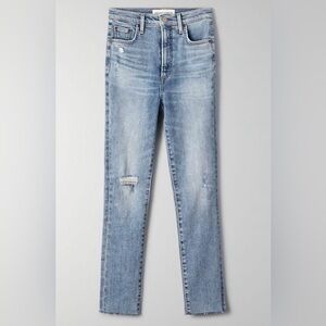 ARITZIA - Denim Forum Distressed Lola High Rise Skinny Crop